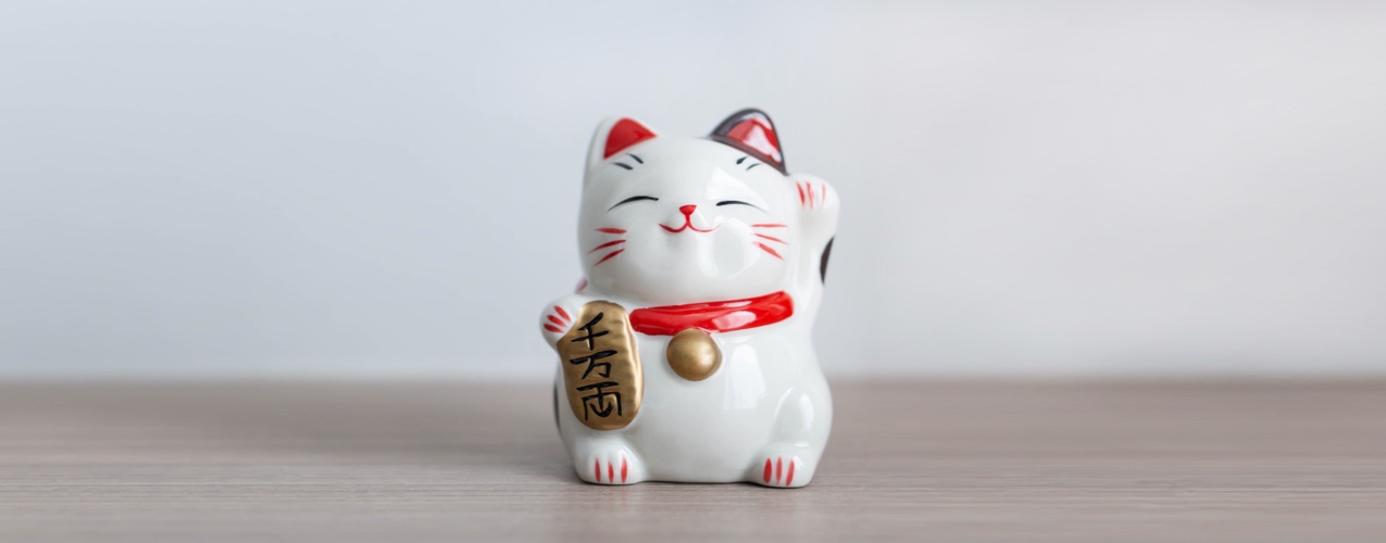 Conoce a Maneki-neko el popular gato de la suerte