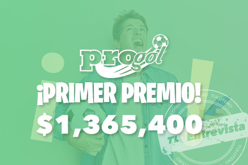 Con trece aciertos en Progol gana el primer premio por $1,365,400