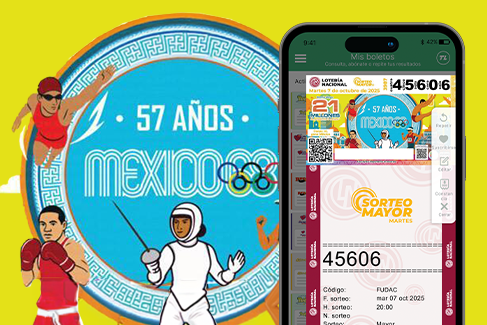 Cachitos conmemorativos del Sorteo Mayor: Juegos Olímpicos
