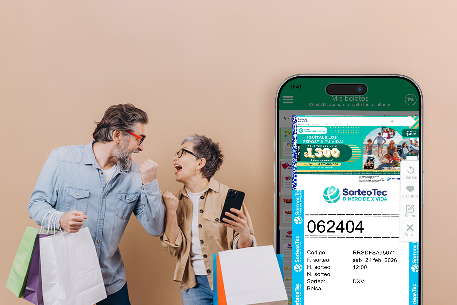 Pago mensual o premio único: qué elegir en el Sorteo Dinero de X Vida