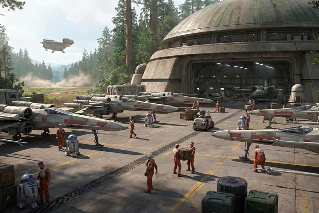 Escena de ciencia ficción inspirada en Star Wars para hablar de suerte y números menos elegidos en lotería.