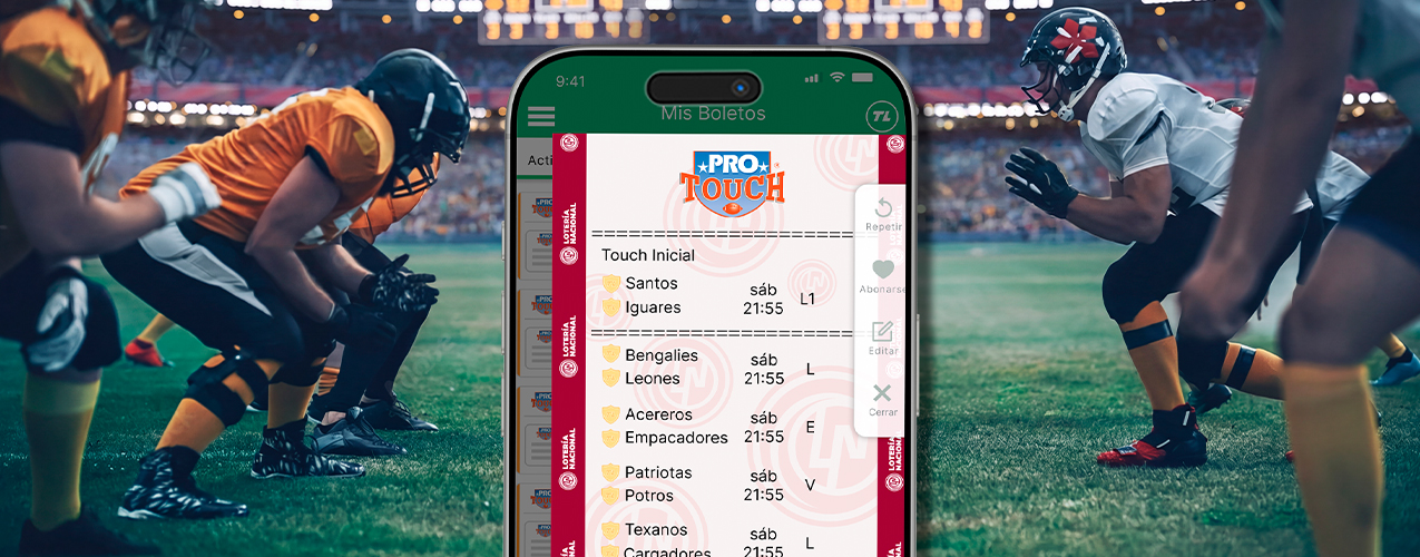 Protouch NFL: vuelve la pretemporada con $3.1 millones