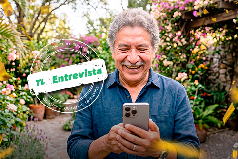 Conductor sonriente en una imagen que ilustra los dos premios del ganador del Sorteo Mayor 4028