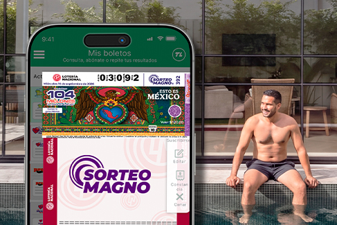 Sorteo Magno septiembre disponible desde la app de TuLotero
